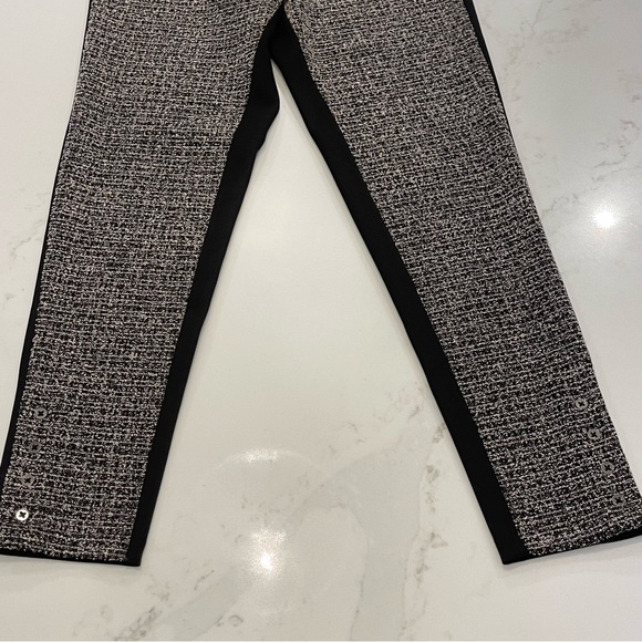 Anthropologie Black and Tan Tweed Skinny Leggings - Picture 2 of 16